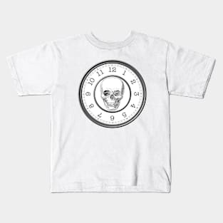 Skull Clock Kids T-Shirt